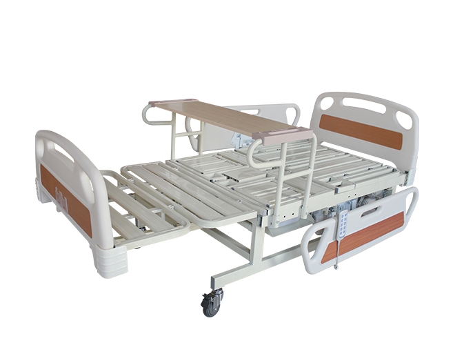 Медичне функціональне електро ліжко з туалетом і боковим переворотом MIRID E39. Ліжко для високих людей. Туалет на пульті. 0020 фото