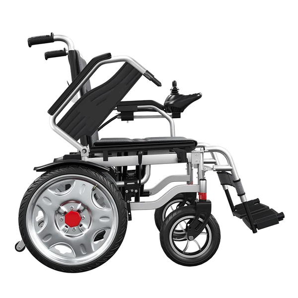 Складаний позашляховий електричний інвалідний візок з підвищеною вантажопідйомністю MIRID D-810 0092 фото