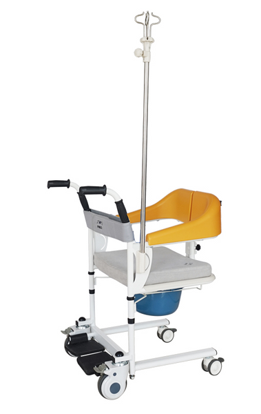 Транспортировочное кресло-коляска, подъемник для инвалидов MIRID MKX-01A. Кресло для душа и туалета. 0056 фото