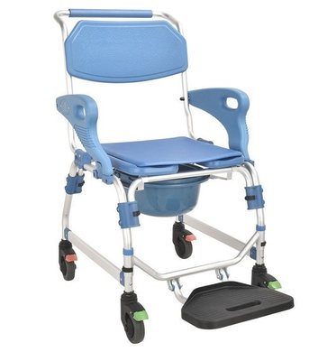 Коляска для инвалидов с туалетом MIRID KDB-698А. Кресло для душа и туалета. 0083 фото