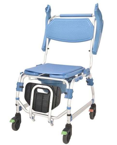 Коляска для інвалідів з туалетом MIRID KDB-698А. Багатофункціональний інвалідне крісло для душу і туалету. 0083 фото