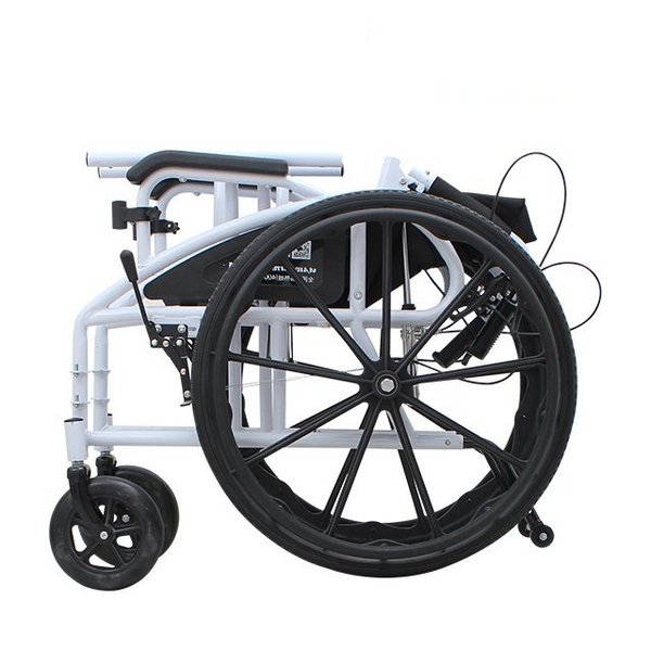 Ручная складная коляска для инвалидов с туалетом MIRID S119. Многофункциональное инвалидное кресло. 0062 фото