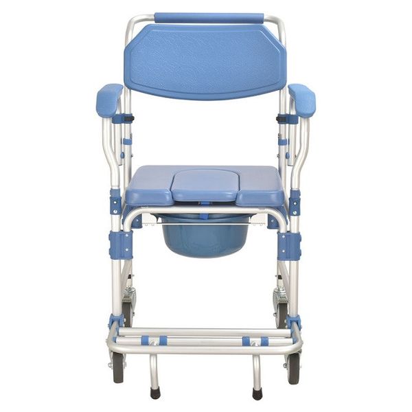 Коляска для инвалидов с туалетом MIRID KDB-697B. Кресло для душа и туалета. 0084 фото