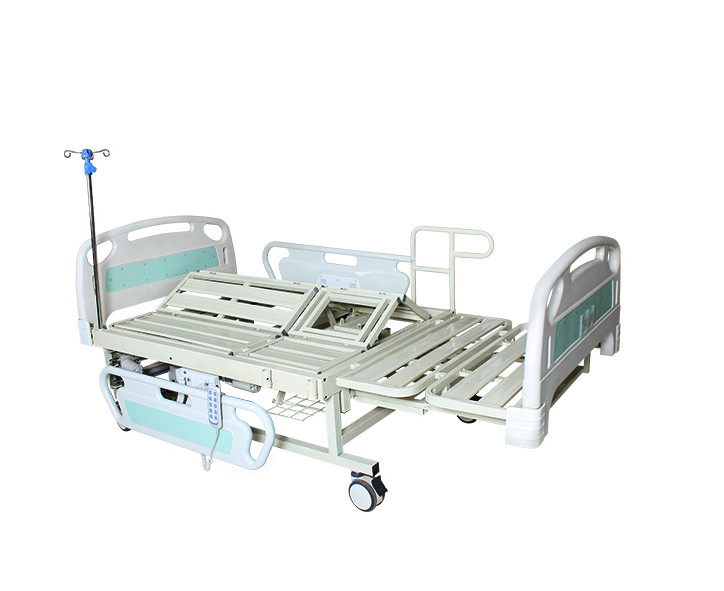 Медичне функціональне електроліжко з туалетом MIRID E36. Широке ліжко для інваліда. Ліжко для реабілітації. 0024 фото