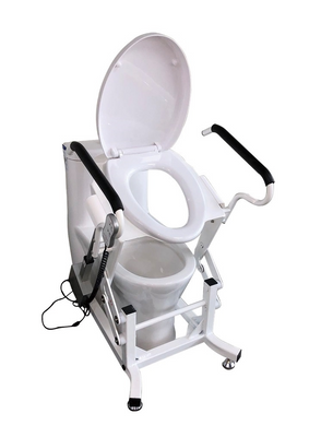 Крісло для туалету з підйомним пристроєм стаціонарне MIRID LWY001 0007 фото