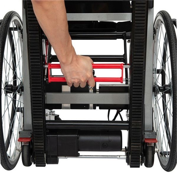 Лестничный подъемник для инвалидов MIRID ST00ЗА с дополнительными активными колесами. 0077 фото