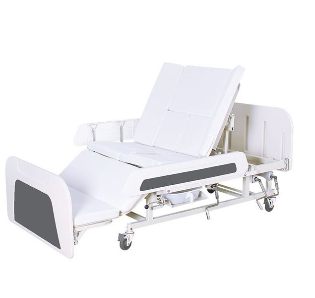 Медицинская кровать с туалетом и боковым переворотом MIRID Е55 для тяжелобольных. Кровать для реабилитации. 0015 фото