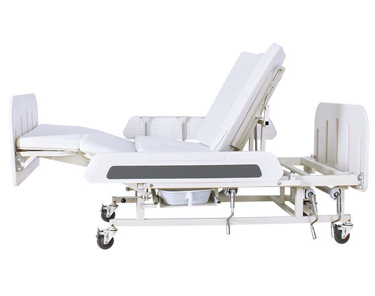 Медицинская кровать с туалетом и боковым переворотом MIRID Е55 для тяжелобольных. Кровать для реабилитации. 0015 фото