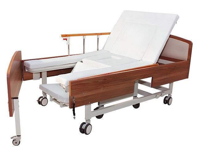 Медичне функціональне електро ліжко MIRID W02. Ліжко з вбудованим кріслом. Ліжко для реабілітації. 0078 фото