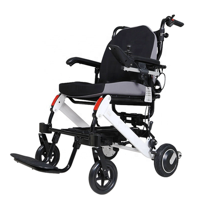 Легка складана електрична коляска для інвалідів MIRID D6033. Надміцний алюміній. 0018 фото