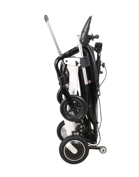 Легка складана електрична коляска для інвалідів MIRID D6033. Надміцний алюміній. 0018 фото