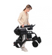 Легка складана електрична коляска для інвалідів MIRID D6030 (Батарея ємність 10 Аг) 0028 фото 5