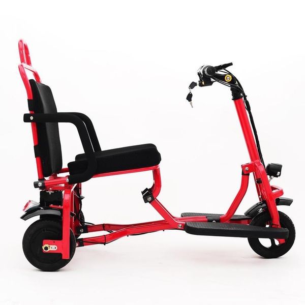Скутер для інвалідів та людей похилого віку. Складаний електроскутер MIRID S-36300. 0030 фото