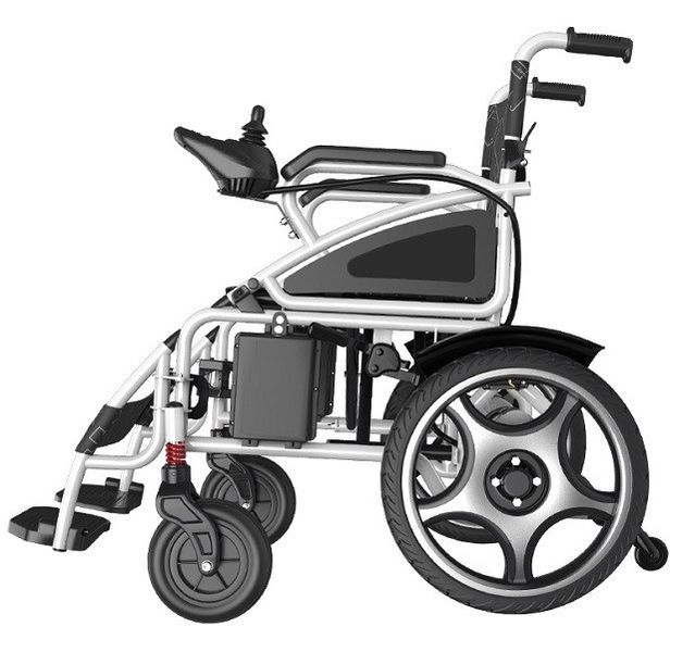 Складна електрична коляска для інвалідів MIRID D-803. Літієва батарея. 0086 фото